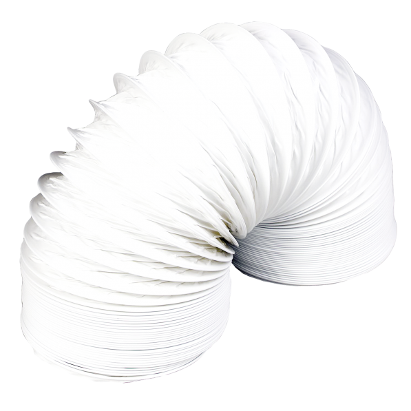 Воздуховод гибкий армированный ERA 12,5PF2 ПВХ d125, L - 2м